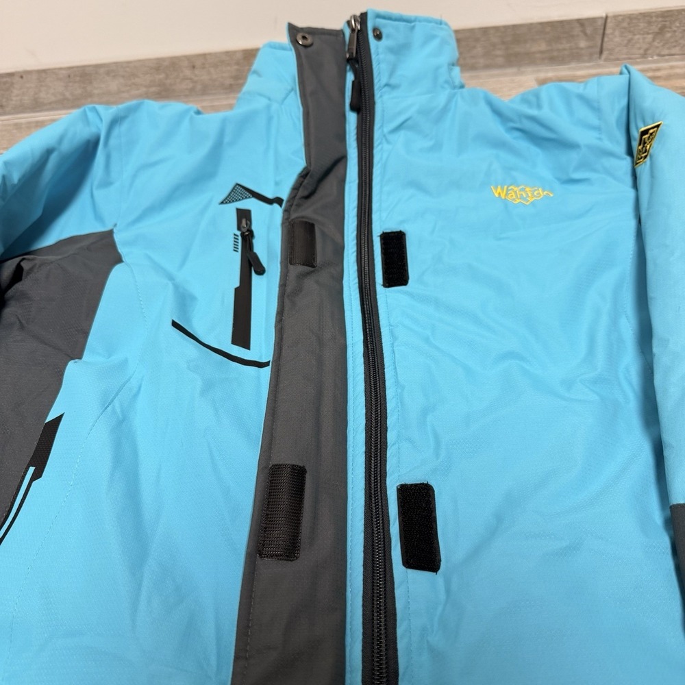 Women's Vintage Whatdo Teal Ski Jacket Size Medium - Picture 7 of 10